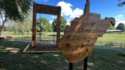 Image for story: New 'Almost Heaven' swing installed at Valley Park in Putnam County