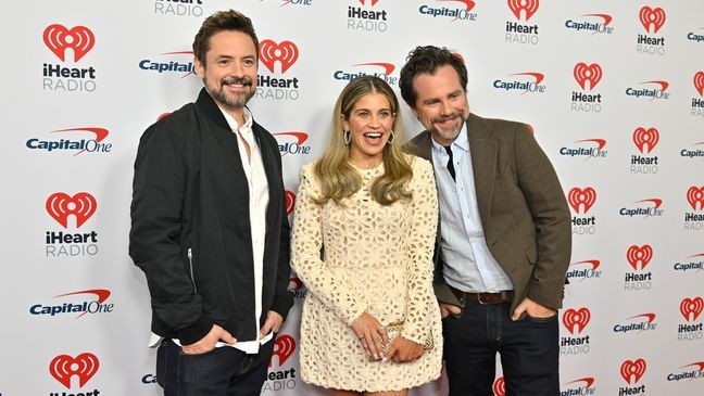 LAS VEGAS, NEVADA - SEPTEMBER 22:{&nbsp;} (L-R) Will Friedle, Danielle Fishel, and Rider Strong attend the 2023 iHeartRadio Music Festival at T-Mobile Arena on September 22, 2023 in Las Vegas, Nevada. (Photo by David Becker/Getty Images for iHeartRadio)