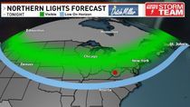 Image for story: Northern Lights may be visible throughout the region late Friday night