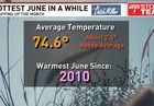 Image for story: Warmest June in 14 years gives way to a fall-like start to July