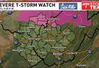 Image for story: Severe thunderstorm watch in effect this evening for northern viewing area