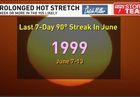 Image for story: Longest June heat wave in 25 years underway