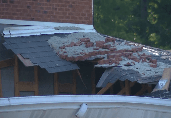 Image for story: Despite gym roof collapse, Cabell County church holds Sunday service