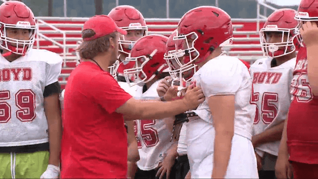 Boyd County head football coach Evan Ferguson says the Lions will lean on senior experience in 2024. (WCHS)