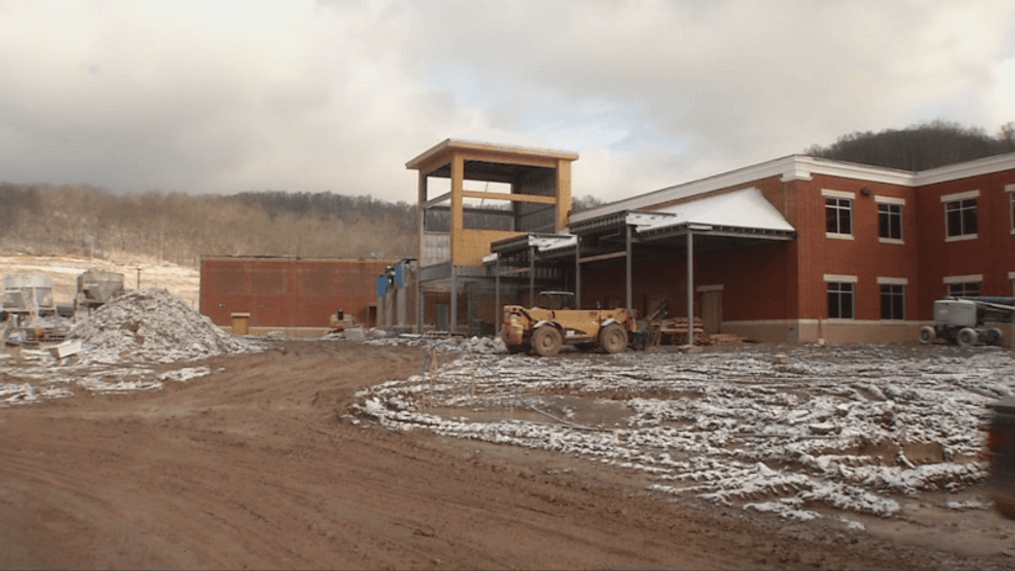 Herbert Hoover High School is on track to open on time in fall 2023. (WCHS){p}{/p}